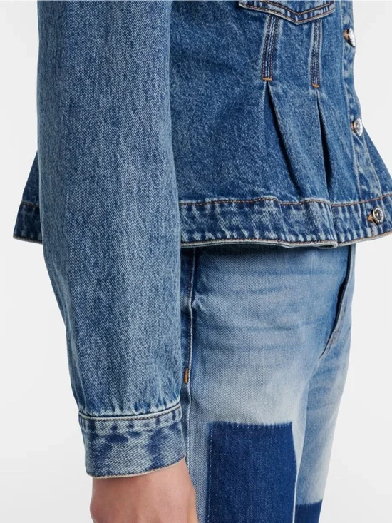 Veronica Beard Zahara Denim Peplum Jacket NWT - Picture 5 of 10